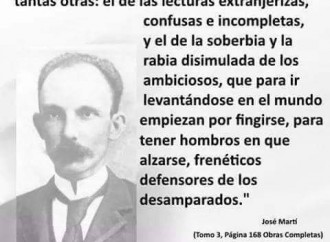 Honrar honra! José Julian Marti y Perez