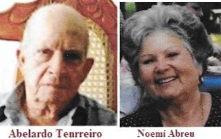 Matrimonios entre expresos politicos cubanos. Abelardo Tenrreiro y Noemi Abreu.