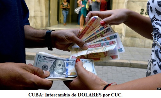 Cuba. CUC por dolares.