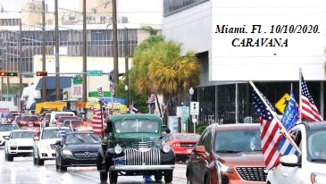 Treinta mil autos desfilaron en el coraz n de Miami en Caravana