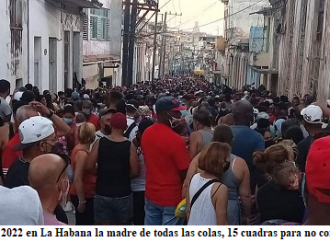 La Habana. Lo nunca visto: más de quince cuadras para no comprar