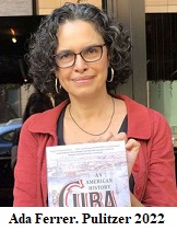 Historiadora cubanoamericana Ada Ferrer gana Premio Pulitzer 2022.
