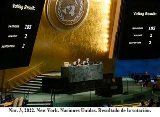 <strong>La Asamblea General rechaza por trigésima vez y abrumadora mayoría el embargo a Cuba</strong>