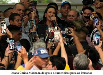 <strong>En Venezuela. María Corina Machado aventaja por 14 puntos a Maduro</strong>