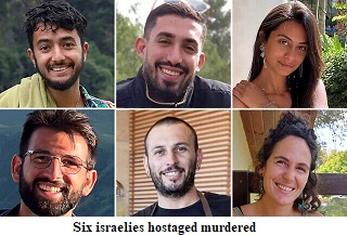 <strong>Bodies of 6 hostages, murdered by Hamas just days ago, found in Rafah – IDF</strong>