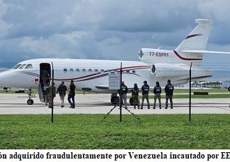 <strong>EEUU incauta jet privado a Maduro en República Dominicana, la nave fue enviada a Florida</strong>