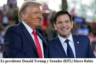 <strong>Trump nombrará al senador cubanoamericano Marco Rubio como secretario de Estado, según fuentes</strong>